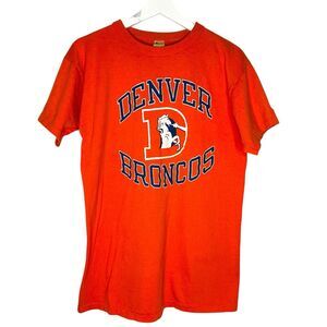 Vintage CHAMPION Denver Broncos Men’s T-Shirt Sz Large NFL Single Stitch USA